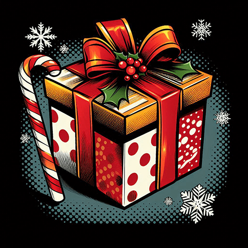 Christmas Gift Catcher Icon